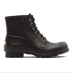Hunter Rain Boots - Lace up Black